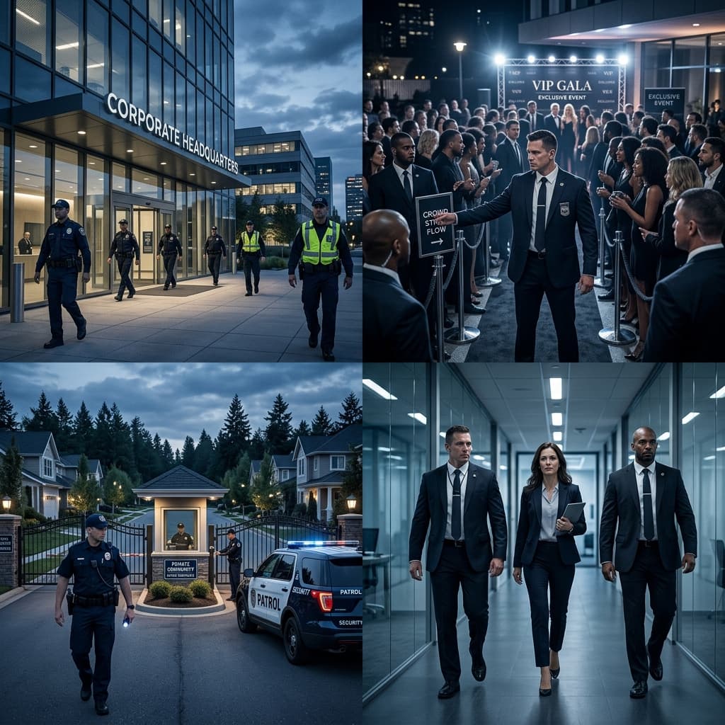 Combatant Securitas team protecting multiple environments